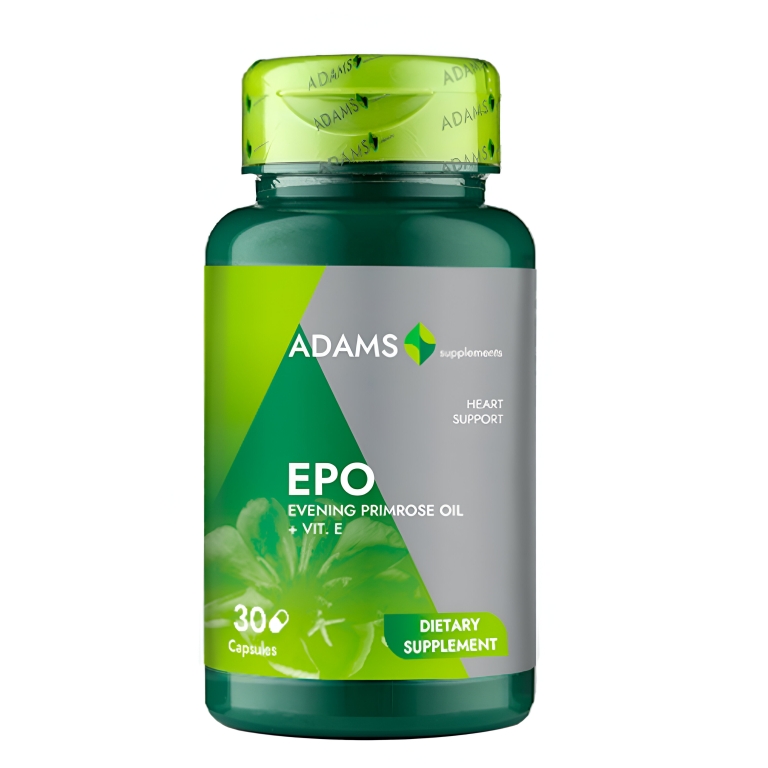 EPO [Evening primrose E] 1000mg 30cps - ADAMS SUPPLEMENTS