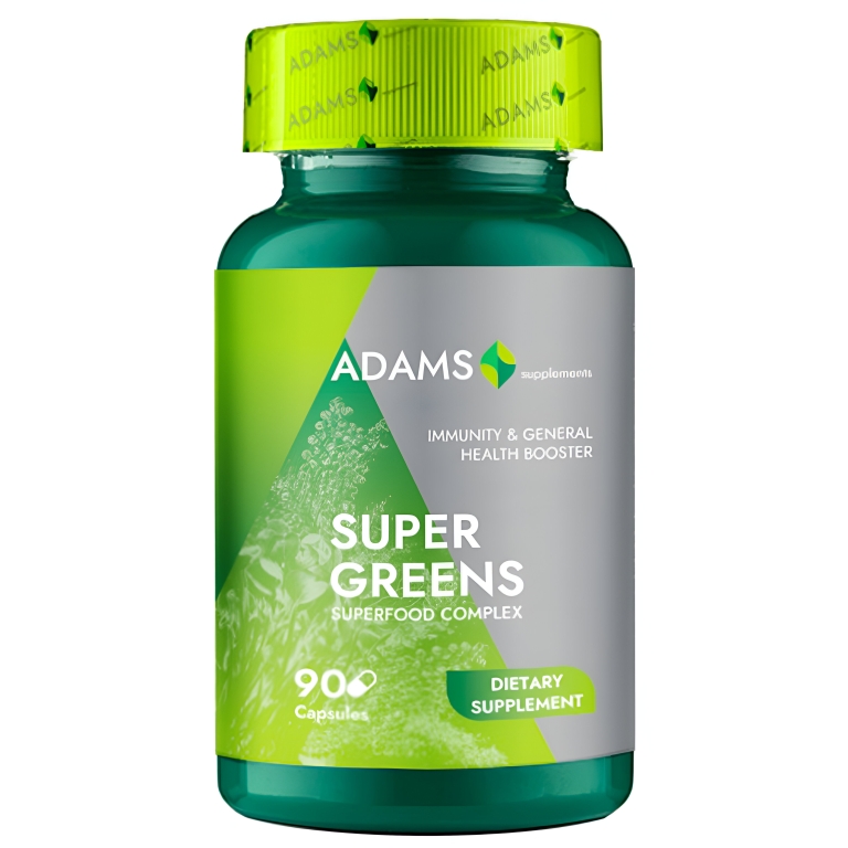 SuperGreens 90cps - ADAMS SUPPLEMENTS