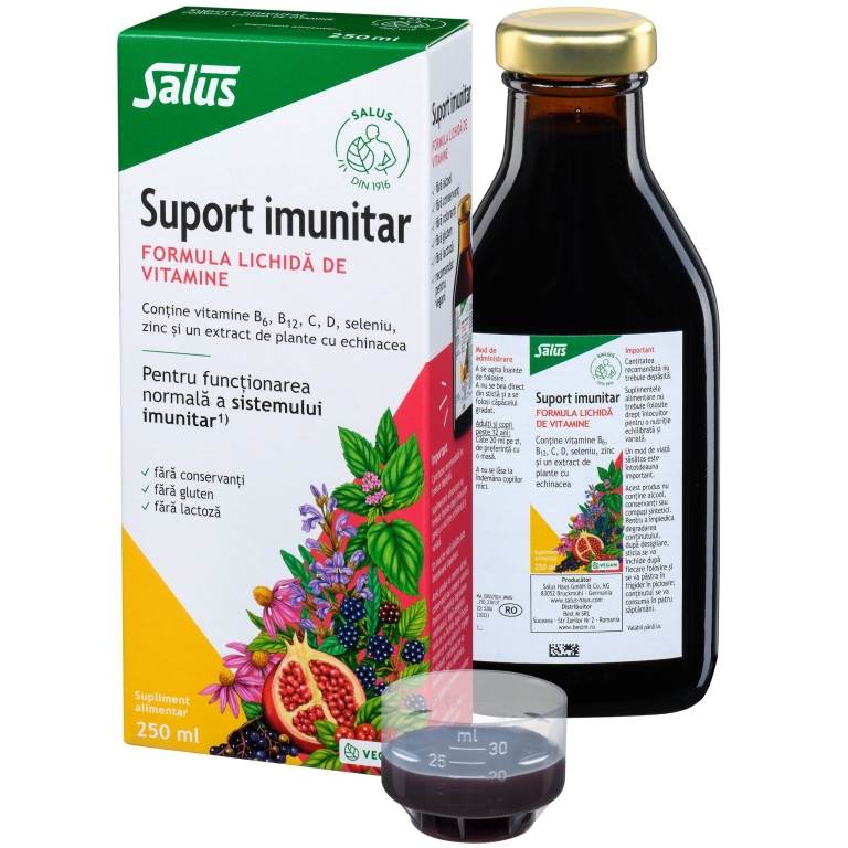 Formula lichida vitamine Suport Imunitar 250ml - SALUS HAUS