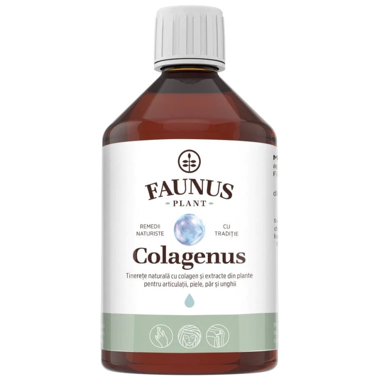 Colagen lichid extracte plante Colagenus tinerete 500ml - FAUNUS PLANT