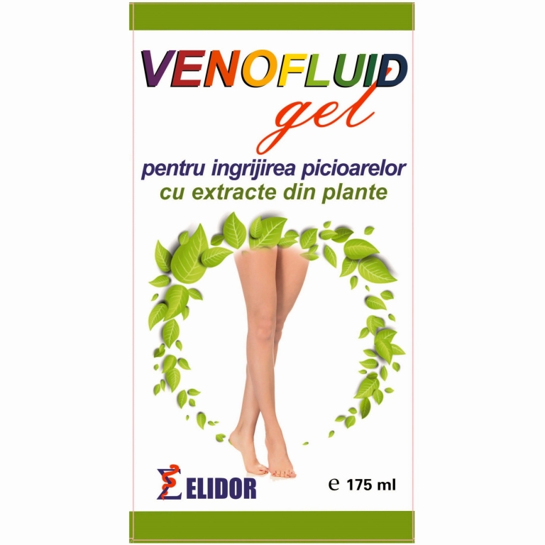 Gel VenoFluid ingrijirea picioarelor 175ml - ELIDOR