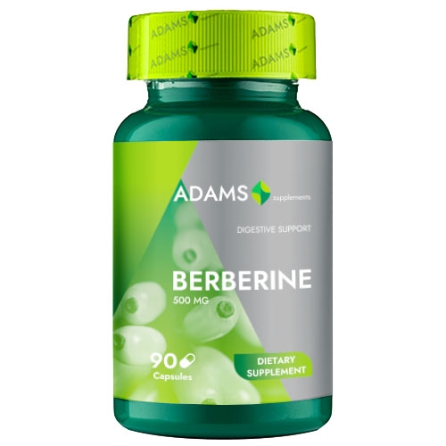 Berberina 500mg 90cps - ADAMS SUPPLEMENTS