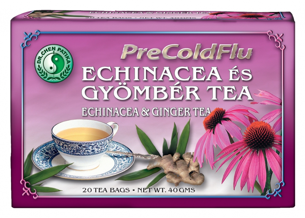 Ceai PreColdFlu echinaceea ghimbir 20dz - DR CHEN PATIKA