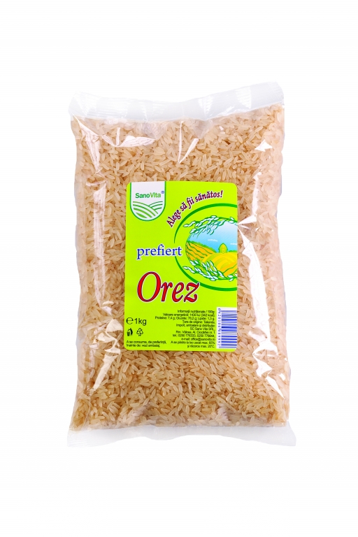 Orez bob lung alb prefiert 1kg - SANOVITA