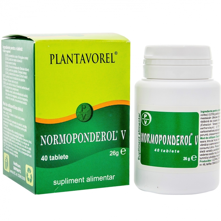 Normoponderol V 40cp - PLANTAVOREL