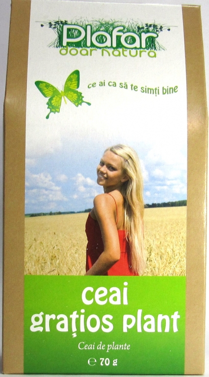 Ceai gratios plant 70g - PLAFAR