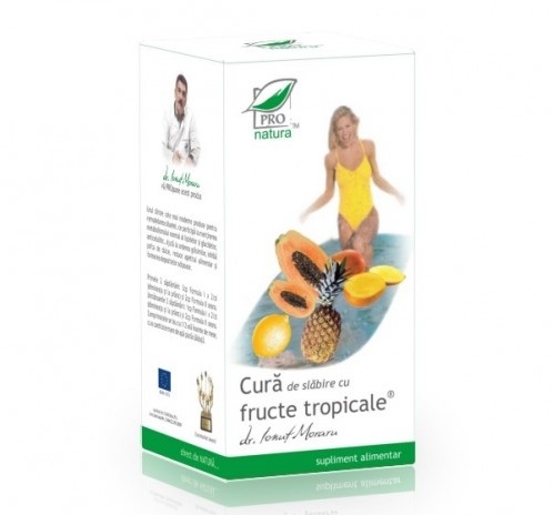 Cura slabire fructe tropicale 168cps - MEDICA