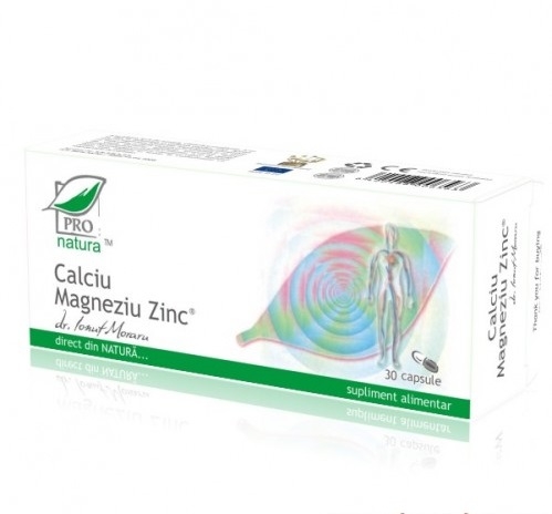 Calciu Mg Zn 30cps - MEDICA