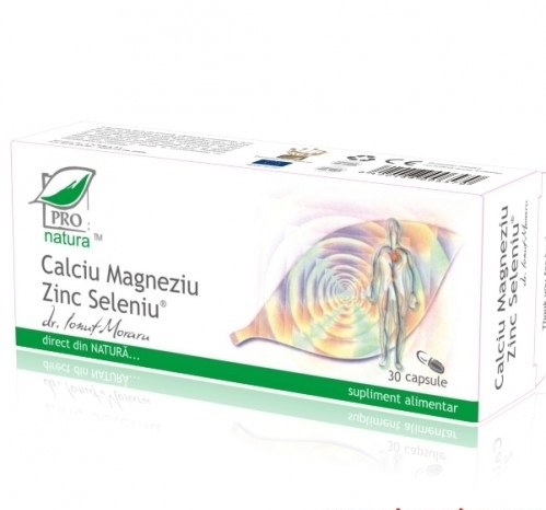 Calciu Mg Zn Se 30cps - MEDICA