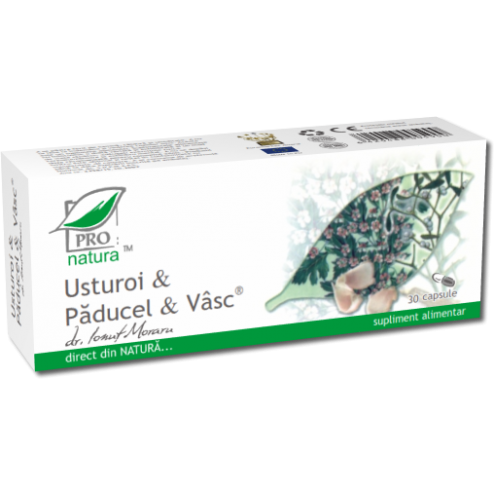 Usturoi paducel vasc 30cps - MEDICA