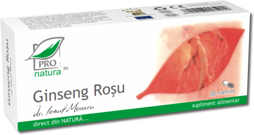 Ginseng rosu 30cps - MEDICA