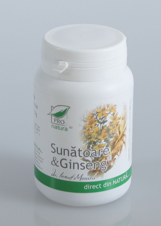 Sunatoare ginseng 60cps - MEDICA