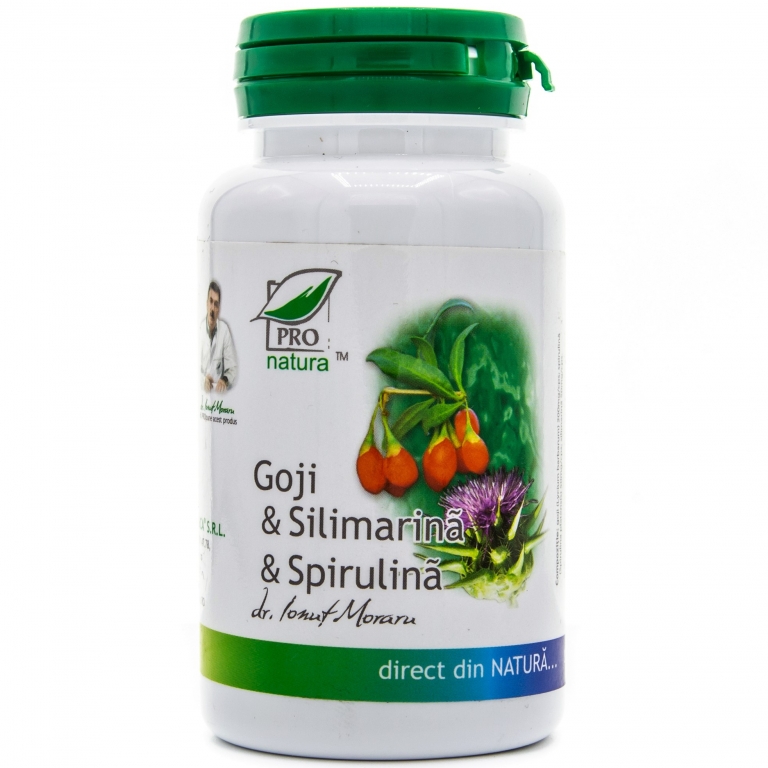 Goji silimarina spirulina 60cps - MEDICA