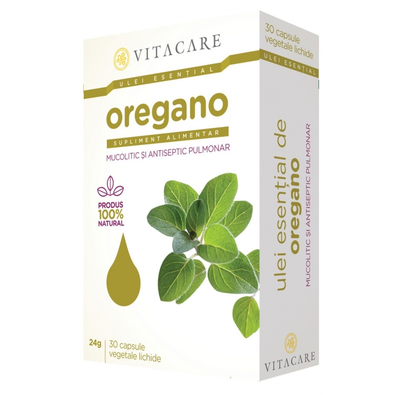 Ulei esential oregano 30cps - VITACARE