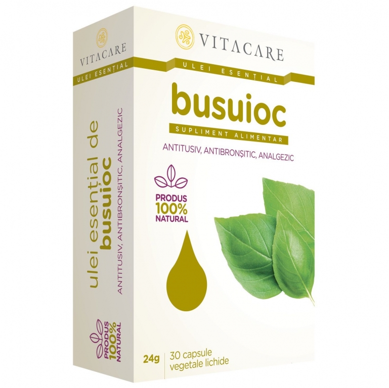 Ulei esential busuioc 30cps - VITACARE