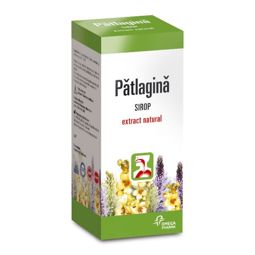 Sirop patlagina 100ml - OMEGA PHARMA