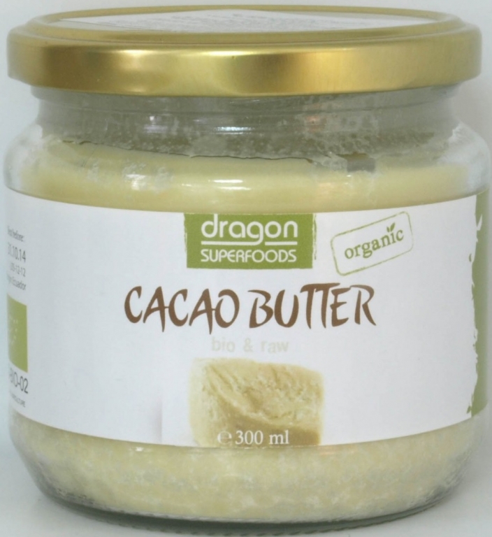 Unt cacao raw bio 300g - DRAGON SUPERFOODS