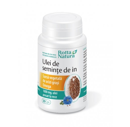 Ulei seminte in 1000mg 30cps - ROTTA NATURA