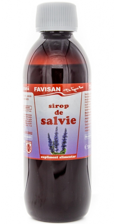 Sirop salvie 250ml - FAVISAN