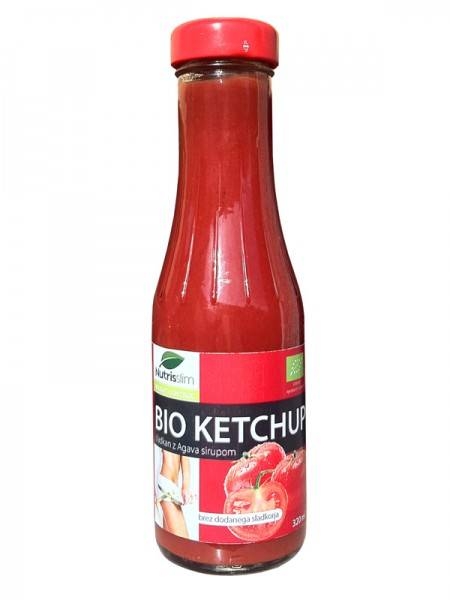 Ketchup indulcit sirop agave eco 320ml - NUTRISSLIM