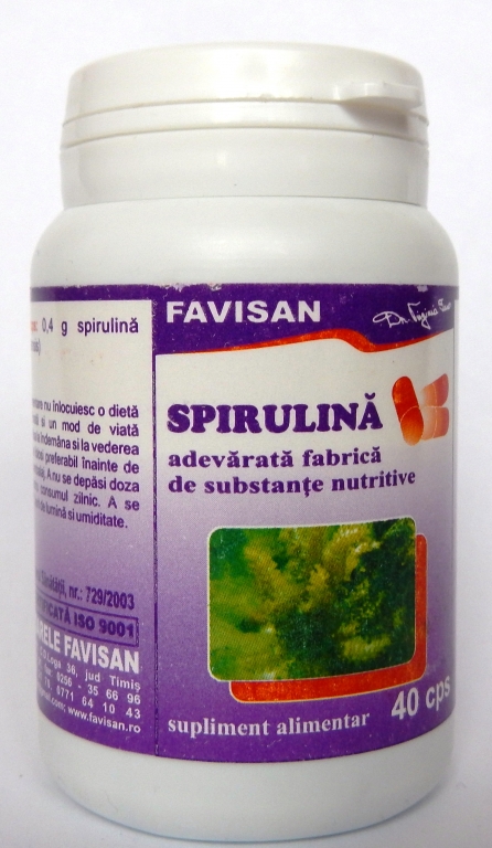 Spirulina 40cps - FAVISAN