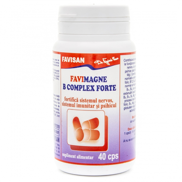 Magneziu B complex forte 40cps - FAVISAN