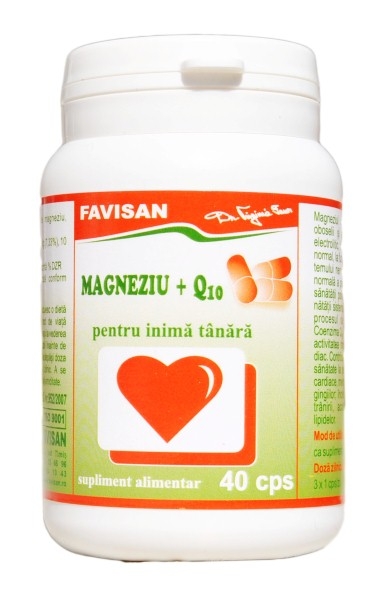 Magneziu Q10 40cps - FAVISAN