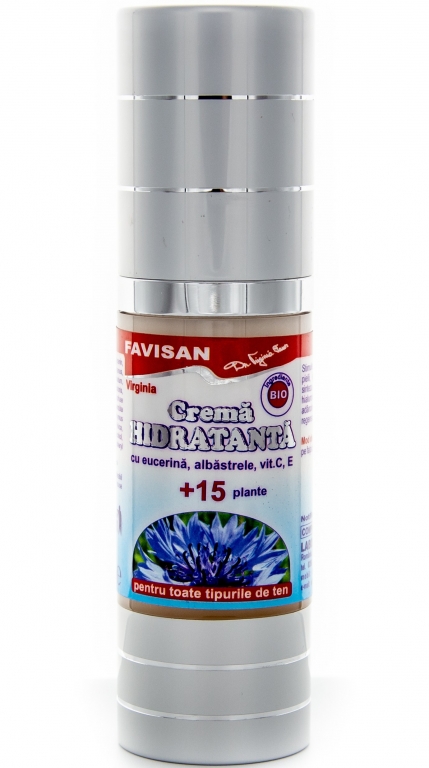 Crema hidratanta eucerina albastrele C E 15plante 30ml - FAVISAN