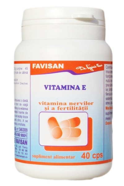 Vitamina E 40cps - FAVISAN