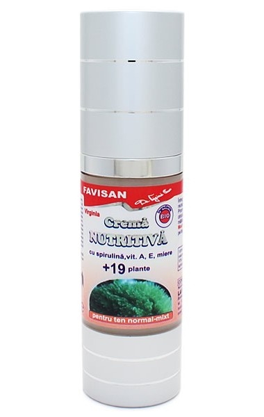 Crema nutritiva spirulina A E 19plante 30ml - FAVISAN