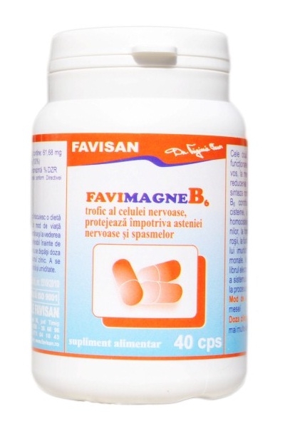 Magneziu B6 40cps - FAVISAN