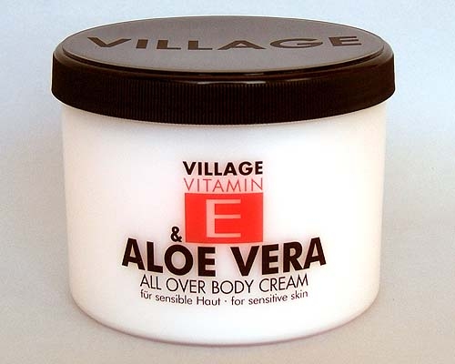 Crema corp E aloe vera 500ml - VILLAGE COSMETICS