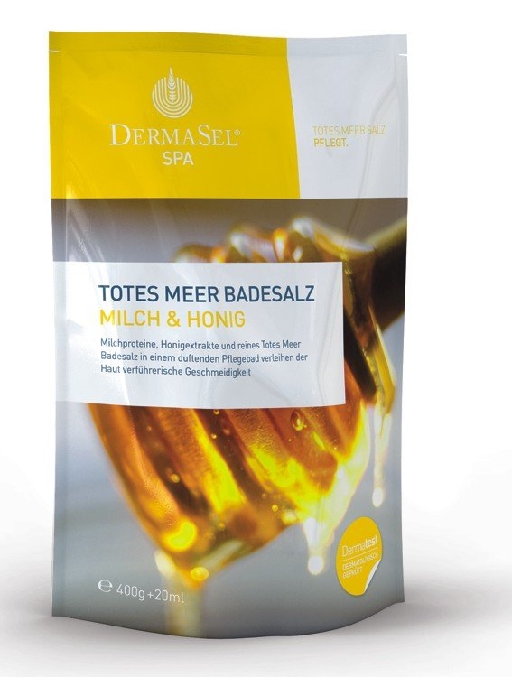 Sare baie lapte miere 400g - DERMASEL