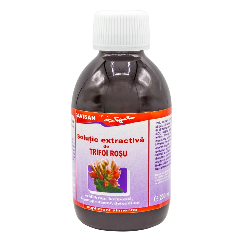 Tinctura trifoi rosu 200ml - FAVISAN