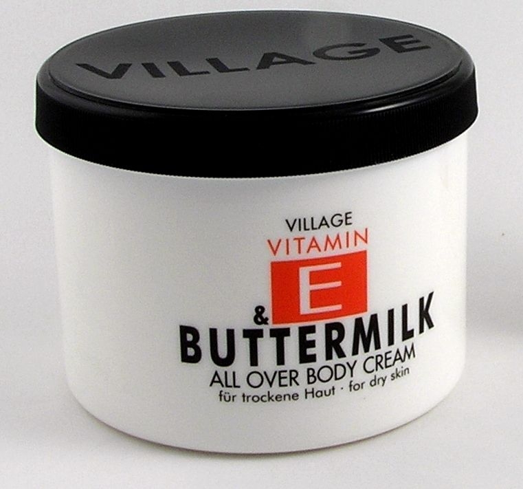 Crema corp E Buttermilk 500ml - VILLAGE COSMETICS