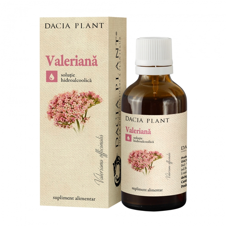 Tinctura valeriana 50ml - DACIA PLANT