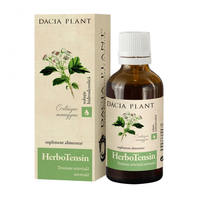Tinctura HerboTensin [Reglator tensiune] 50ml - DACIA PLANT