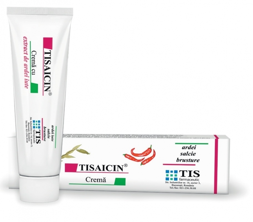 Crema ardei iute Tisaicin [tb]50ml - TIS