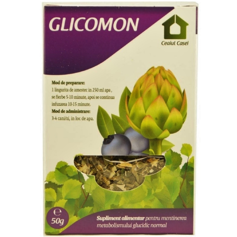 Ceai glicomon 100g - CEAIUL CASEI