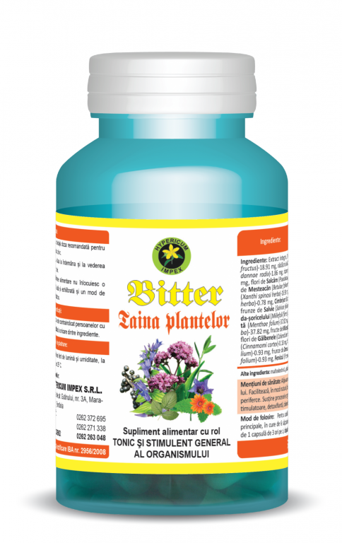 Bitter taina plantelor 60cps - HYPERICUM PLANT